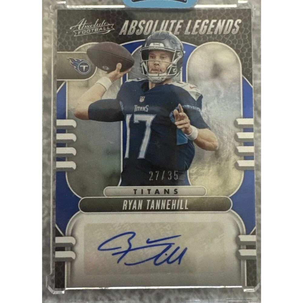 2023 Panini Absolute - Absolute Legends Ryan Tannehill #AL-RT Blue /35 (AU)